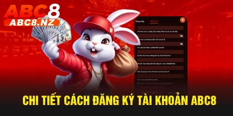 Đăng Ký Abc8 2 Hình ảnh mẫu đăng ký cần điền của nhà cái Abc8.