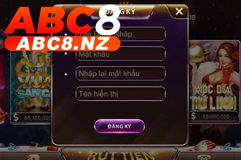 Bí Quyết Nổ Hũ Thần Tài Dành Riêng Cho Tân Thủ Tại Abc8 3 Đăng ký tài khoản tại Abc8